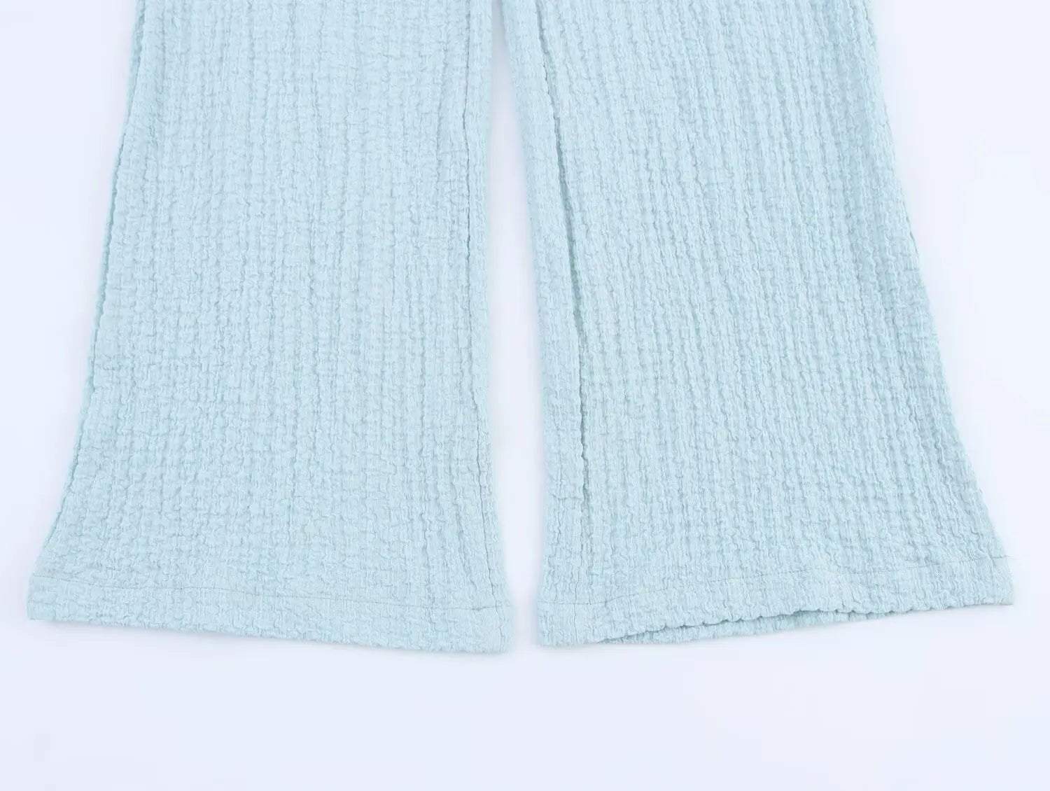 2025 new women's clothing European and American style fashionable and versatile textured straight casual trousers - FitHealthHavenFitHealthHavenFitHealthHaven14:1254;5:361386SKY BLUEM2025 new women's clothing European and American style fashionable and versatile textured straight casual trousers