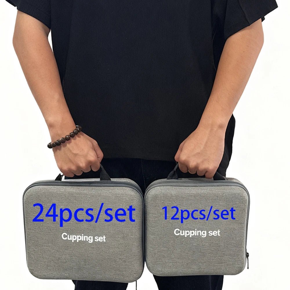 24Pcs Cupping Relax Set Multiple Sizes of Vacuum Cups with Hand Pump and Detailed Cupping Manual Massage Cupping Set for Massage - FitHealthHavenFitHealthHavenFitHealthHaven14:20021186912Pcs Bags12Pcs Bags24Pcs Cupping Relax Set Multiple Sizes of Vacuum Cups with Hand Pump and Detailed Cupping Manual Massage Cupping Set for Massage