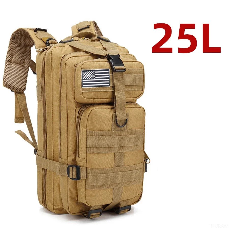 25L/50L Sturdy Nylon Waterproof Tactical Sports Trekking Fishing Hunting Camping Hiking Bag Backpack Outdoor Rucksacks - FitHealthHavenFitHealthHavenFitHealthHaven14:19325L (Khaki)25L (Khaki)25L/50L Sturdy Nylon Waterproof Tactical Sports Trekking Fishing Hunting Camping Hiking Bag Backpack Outdoor Rucksacks