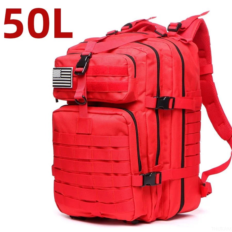 25L/50L Sturdy Nylon Waterproof Tactical Sports Trekking Fishing Hunting Camping Hiking Bag Backpack Outdoor Rucksacks - FitHealthHavenFitHealthHavenFitHealthHaven14:2950L (Red)50L (Red)25L/50L Sturdy Nylon Waterproof Tactical Sports Trekking Fishing Hunting Camping Hiking Bag Backpack Outdoor Rucksacks