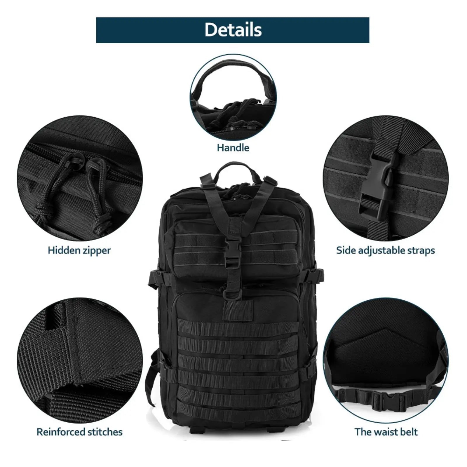 25L/50L Sturdy Nylon Waterproof Tactical Sports Trekking Fishing Hunting Camping Hiking Bag Backpack Outdoor Rucksacks - FitHealthHavenFitHealthHavenFitHealthHaven14:49650L (Green)50L (Green)25L/50L Sturdy Nylon Waterproof Tactical Sports Trekking Fishing Hunting Camping Hiking Bag Backpack Outdoor Rucksacks
