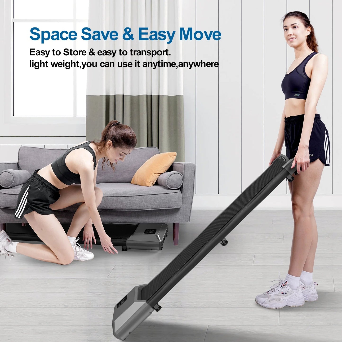 2in1 Walking Pad Mini Treadmill Portable for Home&Office Under Desk LCD Screen Max 250lbs Quiet Treadmills Exercise Machine - FitHealthHavenFitHealthHavenFitHealthHaven14:193Black;200007763:201336106BlackUnited States2in1 Walking Pad Mini Treadmill Portable for Home&Office Under Desk LCD Screen Max 250lbs Quiet Treadmills Exercise Machine