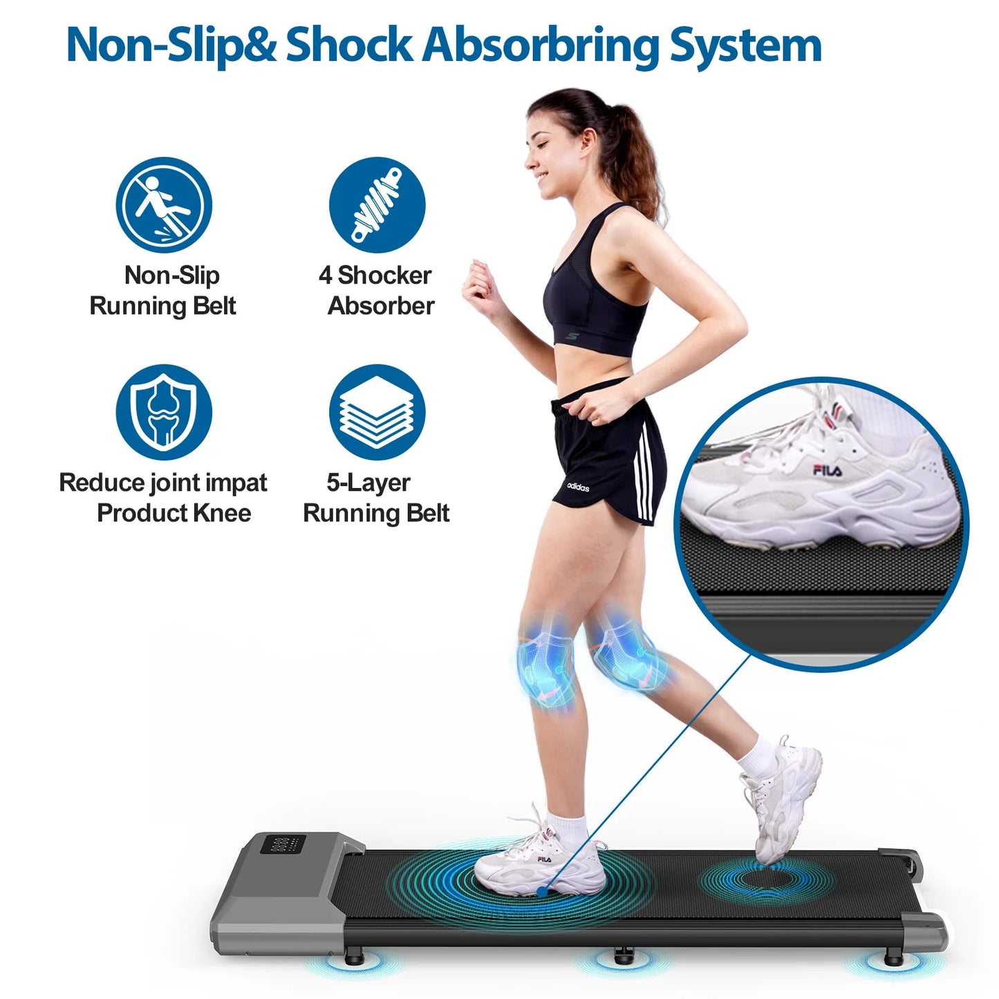 2in1 Walking Pad Mini Treadmill Portable for Home&Office Under Desk LCD Screen Max 250lbs Quiet Treadmills Exercise Machine - FitHealthHavenFitHealthHavenFitHealthHaven14:193Black;200007763:201336106BlackUnited States2in1 Walking Pad Mini Treadmill Portable for Home&Office Under Desk LCD Screen Max 250lbs Quiet Treadmills Exercise Machine