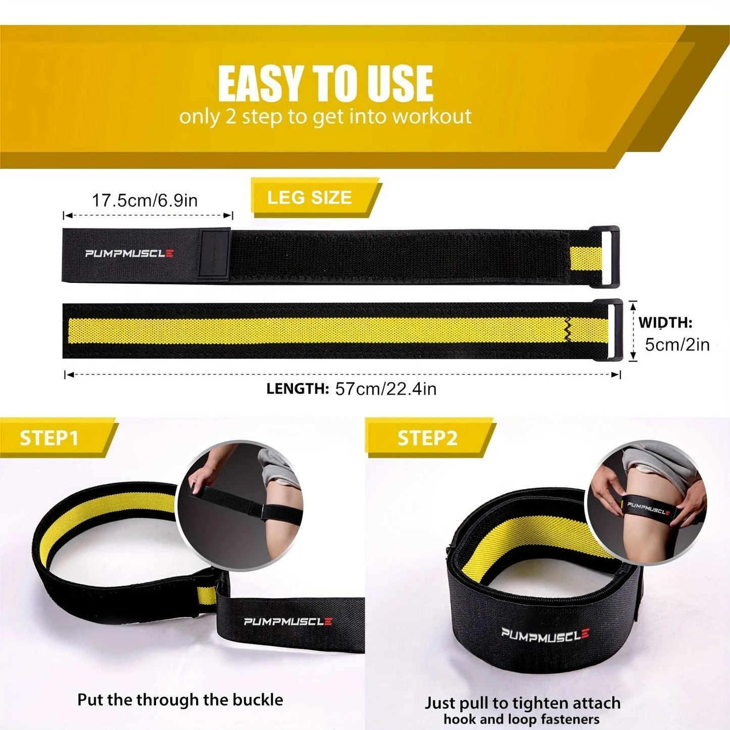 2pcs Adjustable Leg Blood Flow Restriction Bands – Enhance Muscle Growth & Strength, Ideal for Leg Workouts, Glute Exercises - FitHealthHavenFitHealthHavenFitHealthHaven14:366;5:4181LegYellowLeg2pcs Adjustable Leg Blood Flow Restriction Bands – Enhance Muscle Growth & Strength, Ideal for Leg Workouts, Glute Exercises