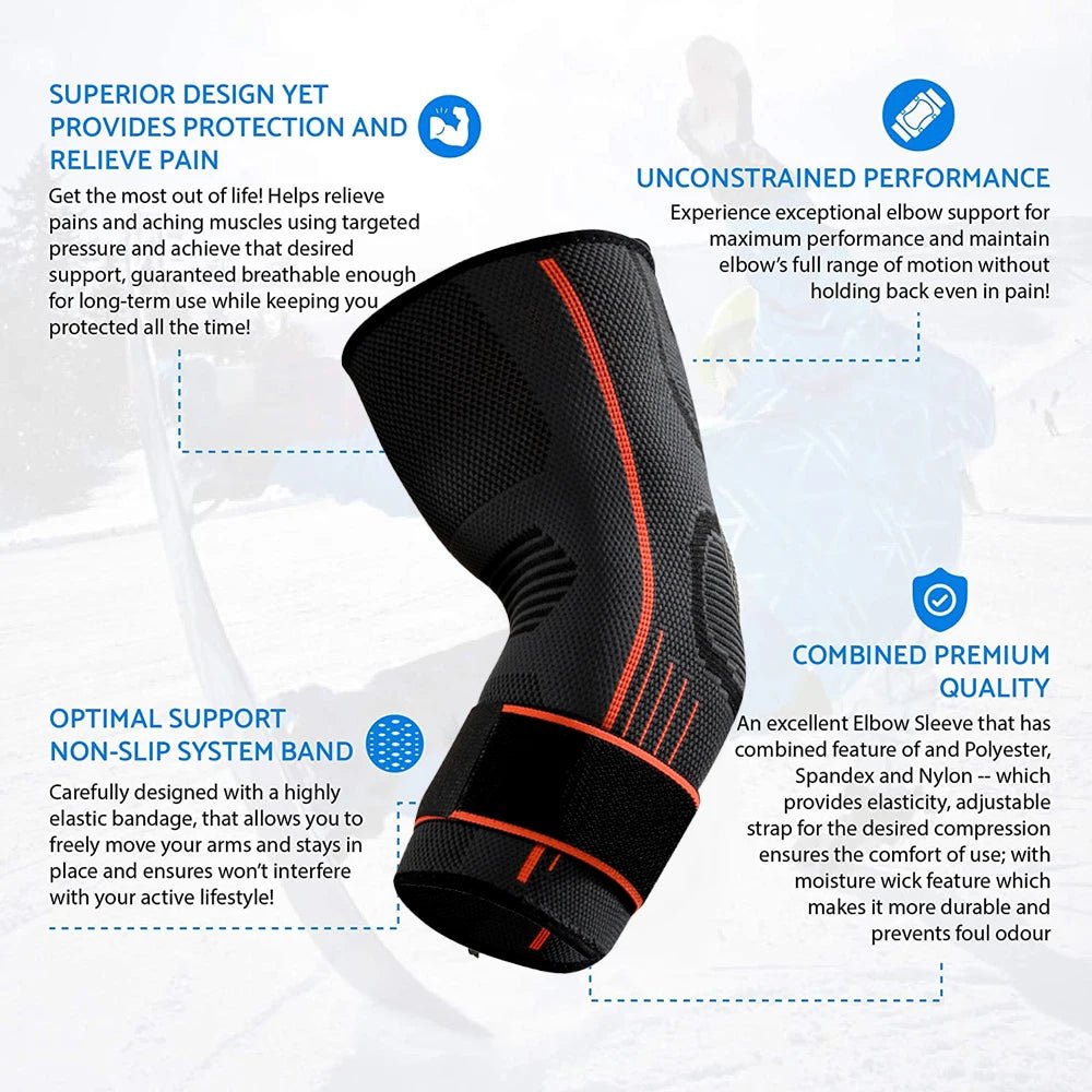 2PCS Elbow Brace for Tennis Elbow & Tendonitis Relief, Elbow Compression Sleeve for Men and Women, Support for Gym, Sports - FitHealthHavenFitHealthHavenFitHealthHaven14:193;5:361386blackM2PCS Elbow Brace for Tennis Elbow & Tendonitis Relief, Elbow Compression Sleeve for Men and Women, Support for Gym, Sports