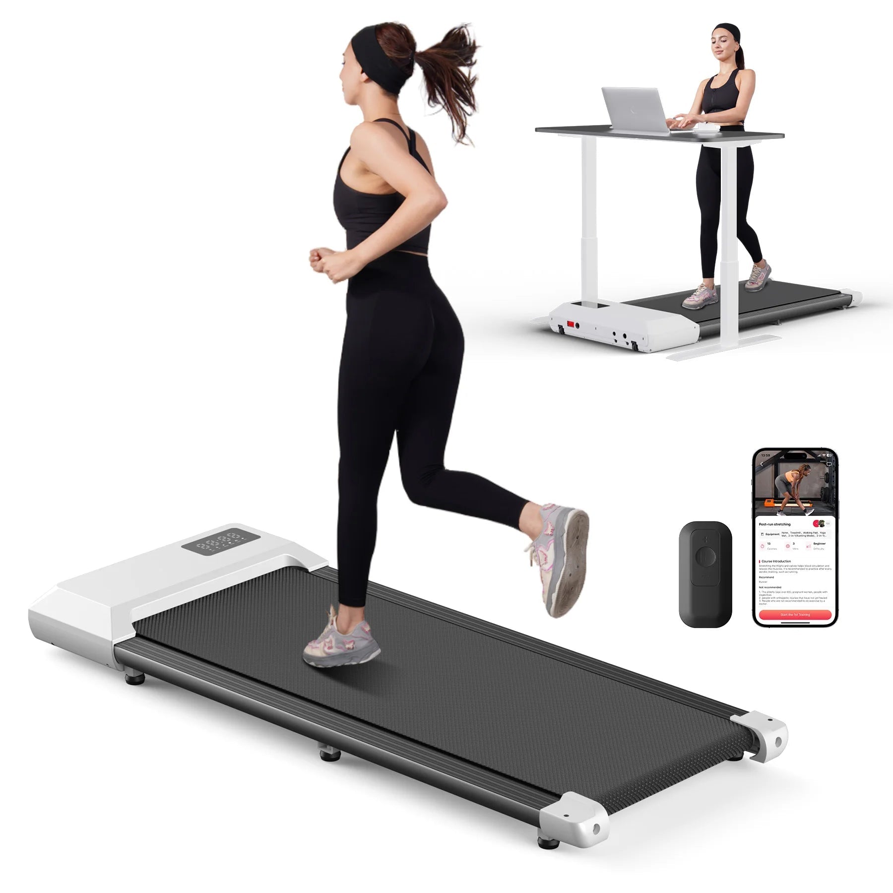 300lbs Treadmill for Home 2.5HP Treadmills Walking Pad LCD Digital Data Display 2in1 Walking Running Fitness Exercise Machine - FitHealthHavenFitHealthHavenFitHealthHaven14:29White;200007763:201336106WhiteUnited States300lbs Treadmill for Home 2.5HP Treadmills Walking Pad LCD Digital Data Display 2in1 Walking Running Fitness Exercise Machine