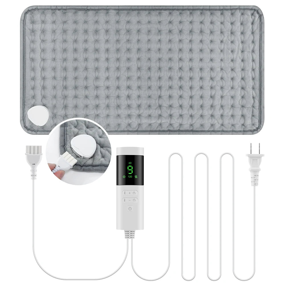 30*60cm Electric Heating Pads for Back Neck Shoulder Home Office Washable Winter Warm Blanket 4 Timer 9 Temperature Control - FitHealthHavenFitHealthHavenFitHealthHaven14:691US Plug 110VUS Plug 110V30*60cm Electric Heating Pads for Back Neck Shoulder Home Office Washable Winter Warm Blanket 4 Timer 9 Temperature Control