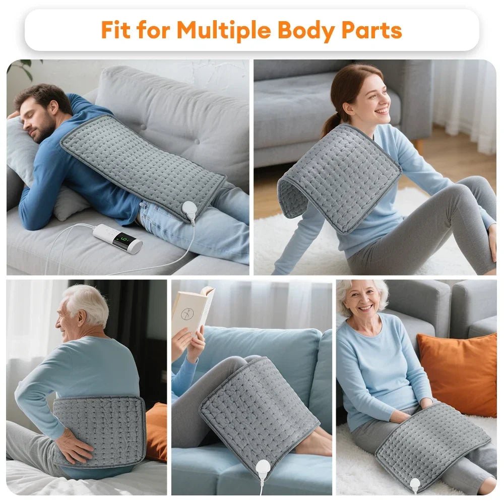 30*60cm Electric Heating Pads for Back Neck Shoulder Home Office Washable Winter Warm Blanket 4 Timer 9 Temperature Control - FitHealthHavenFitHealthHavenFitHealthHaven14:350853UK Plug 220VUK Plug 220V30*60cm Electric Heating Pads for Back Neck Shoulder Home Office Washable Winter Warm Blanket 4 Timer 9 Temperature Control