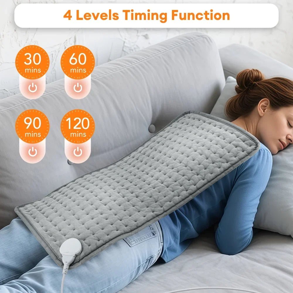 30*60cm Electric Heating Pads for Back Neck Shoulder Home Office Washable Winter Warm Blanket 4 Timer 9 Temperature Control - FitHealthHavenFitHealthHavenFitHealthHaven14:350853UK Plug 220VUK Plug 220V30*60cm Electric Heating Pads for Back Neck Shoulder Home Office Washable Winter Warm Blanket 4 Timer 9 Temperature Control