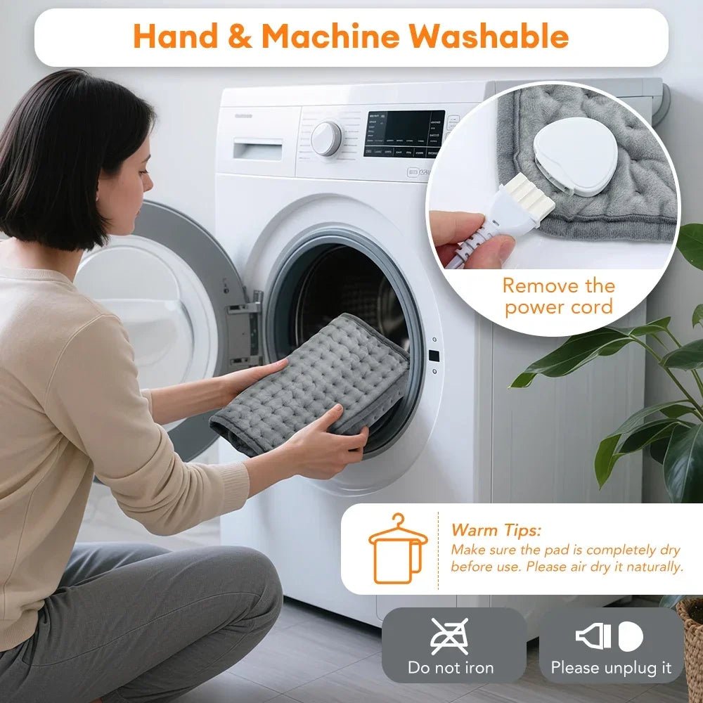 30*60cm Electric Heating Pads for Back Neck Shoulder Home Office Washable Winter Warm Blanket 4 Timer 9 Temperature Control - FitHealthHavenFitHealthHavenFitHealthHaven14:350853UK Plug 220VUK Plug 220V30*60cm Electric Heating Pads for Back Neck Shoulder Home Office Washable Winter Warm Blanket 4 Timer 9 Temperature Control
