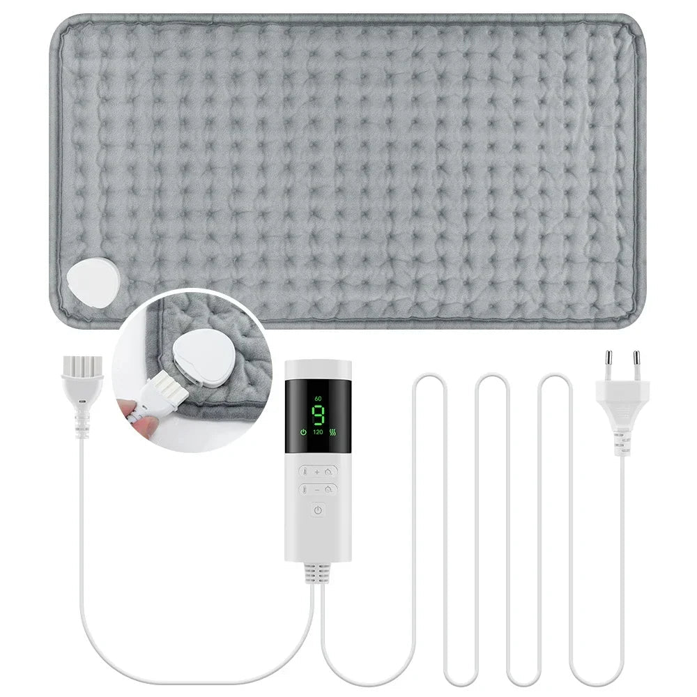 30*60cm Electric Heating Pads for Back Neck Shoulder Home Office Washable Winter Warm Blanket 4 Timer 9 Temperature Control - FitHealthHavenFitHealthHavenFitHealthHaven14:350853UK Plug 220VUK Plug 220V30*60cm Electric Heating Pads for Back Neck Shoulder Home Office Washable Winter Warm Blanket 4 Timer 9 Temperature Control