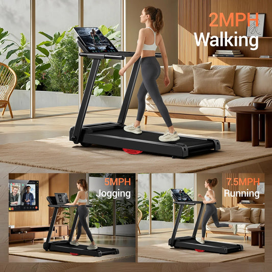 3.0HP Brushless Foldable Home Treadmill | 300LB Capacity | HR Monitor & Dual Shock Absorption | Cup/Phone Holder | Quiet Design - FitHealthHavenFitHealthHavenFitHealthHaven14:193P8;200007763:201336106P8United States3.0HP Brushless Foldable Home Treadmill | 300LB Capacity | HR Monitor & Dual Shock Absorption | Cup/Phone Holder | Quiet Design