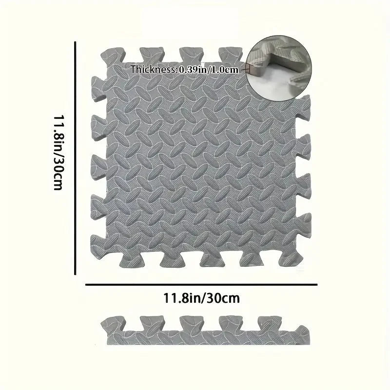 30x30cm 16 Pcs Interlocking Yoga Mat Home Gym and Yoga Equipment Protective Mat EVA Foam Non Slip Flooring Indoor Fitness - FitHealthHavenFitHealthHavenFitHealthHaven14:193Grey;5:20301081516PCSGrey16PCS30x30cm 16 Pcs Interlocking Yoga Mat Home Gym and Yoga Equipment Protective Mat EVA Foam Non Slip Flooring Indoor Fitness