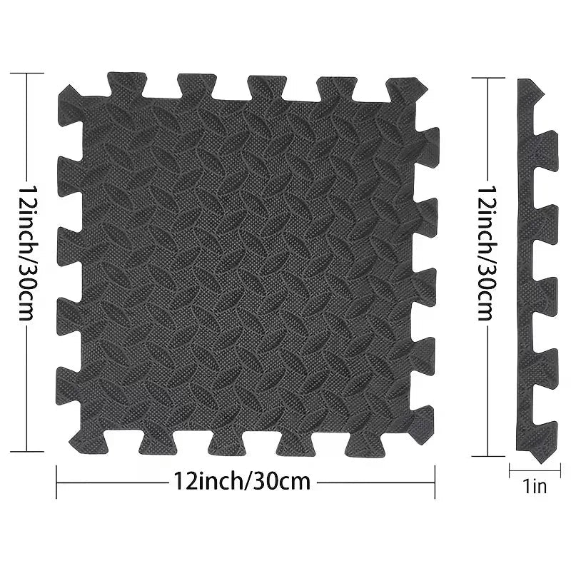 30x30cm 16 Pcs Interlocking Yoga Mat Home Gym and Yoga Equipment Protective Mat EVA Foam Non Slip Flooring Indoor Fitness - FitHealthHavenFitHealthHavenFitHealthHaven14:193Grey;5:20301081516PCSGrey16PCS30x30cm 16 Pcs Interlocking Yoga Mat Home Gym and Yoga Equipment Protective Mat EVA Foam Non Slip Flooring Indoor Fitness