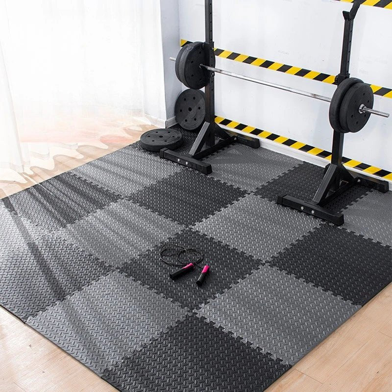 30x30cm 16 Pcs Interlocking Yoga Mat Home Gym and Yoga Equipment Protective Mat EVA Foam Non Slip Flooring Indoor Fitness - FitHealthHavenFitHealthHavenFitHealthHaven14:365458Black-Grey;5:20301081516PCSBlack-Grey 116PCS30x30cm 16 Pcs Interlocking Yoga Mat Home Gym and Yoga Equipment Protective Mat EVA Foam Non Slip Flooring Indoor Fitness