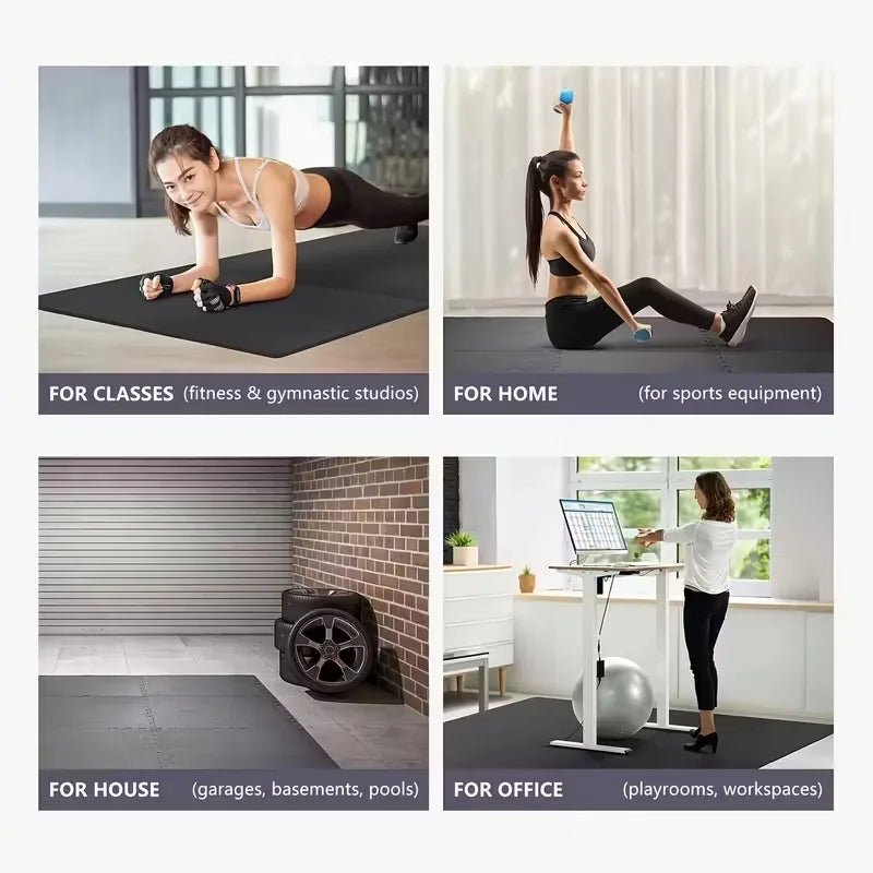 30x30cm 16 Pcs Interlocking Yoga Mat Home Gym and Yoga Equipment Protective Mat EVA Foam Non Slip Flooring Indoor Fitness - FitHealthHavenFitHealthHavenFitHealthHaven14:193Grey;5:20301081516PCSGrey16PCS30x30cm 16 Pcs Interlocking Yoga Mat Home Gym and Yoga Equipment Protective Mat EVA Foam Non Slip Flooring Indoor Fitness