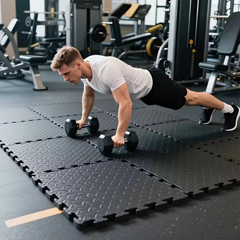30x30cm 16 Pcs Interlocking Yoga Mat Home Gym and Yoga Equipment Protective Mat EVA Foam Non Slip Flooring Indoor Fitness - FitHealthHavenFitHealthHavenFitHealthHaven14:193Grey;5:20301081516PCSGrey16PCS30x30cm 16 Pcs Interlocking Yoga Mat Home Gym and Yoga Equipment Protective Mat EVA Foam Non Slip Flooring Indoor Fitness