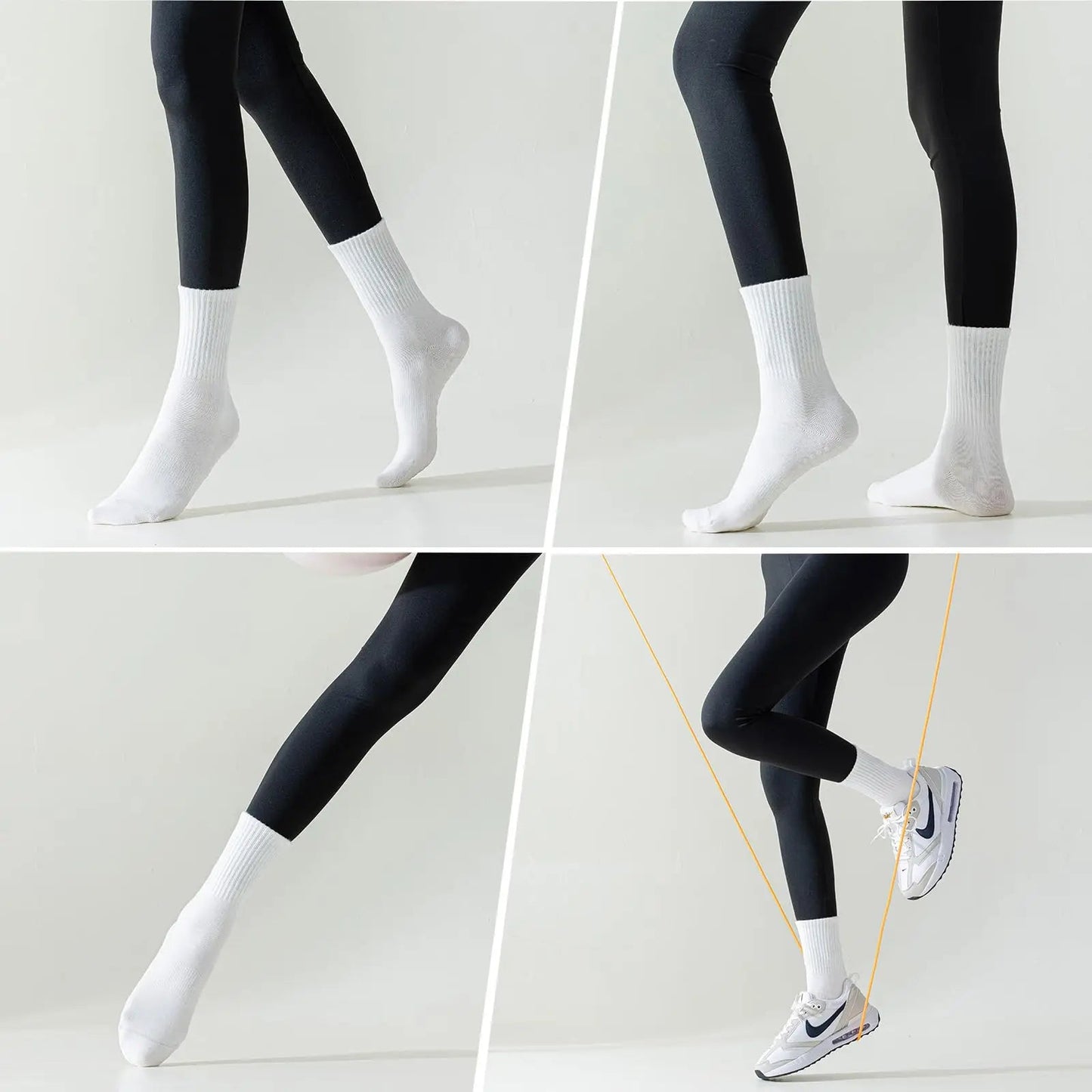 4-6 pairs of women's yoga socks, solid color midsole anti slip grip yoga Pilates ballet socks - FitHealthHavenFitHealthHavenFitHealthHaven14:496heibaihuifenzilvheibaihuifenzilv4-6 pairs of women's yoga socks, solid color midsole anti slip grip yoga Pilates ballet socks