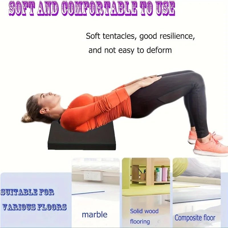 45*30cm Yoga Mat Thick Anti-slip Gymnastics Fitness Mat Pilates Reformer Yoga Knee Core Strength Training Workout Mat for Home - FitHealthHavenFitHealthHavenFitHealthHaven14:3654584cm-Purple4cm-Purple45*30cm Yoga Mat Thick Anti-slip Gymnastics Fitness Mat Pilates Reformer Yoga Knee Core Strength Training Workout Mat for Home