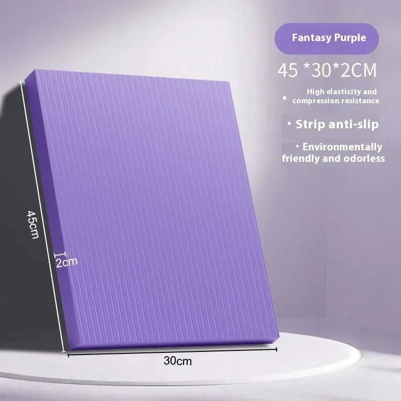 45*30cm Yoga Mat Thick Anti-slip Gymnastics Fitness Mat Pilates Reformer Yoga Knee Core Strength Training Workout Mat for Home - FitHealthHavenFitHealthHavenFitHealthHaven14:1932cm-Purple2cm-Purple45*30cm Yoga Mat Thick Anti-slip Gymnastics Fitness Mat Pilates Reformer Yoga Knee Core Strength Training Workout Mat for Home