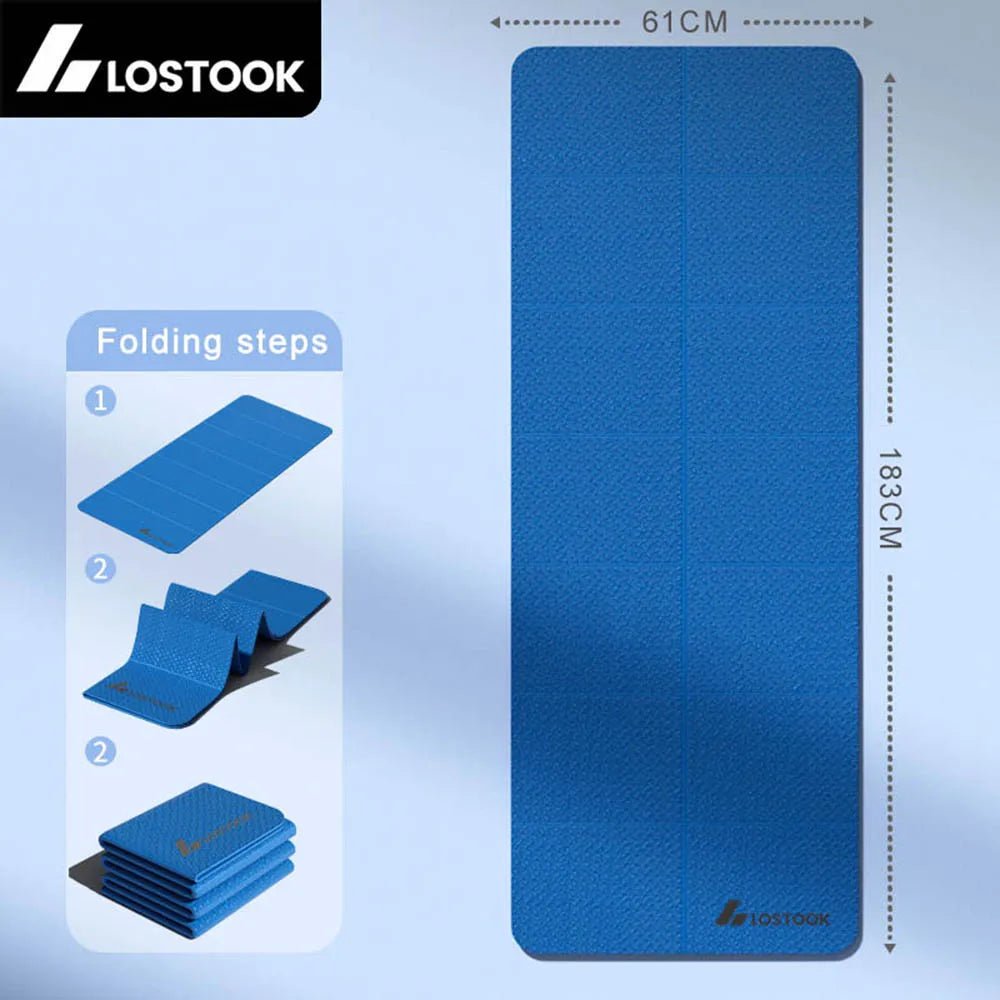 4mm Thick TPE Foldable Yoga Mat Easy to Store Travel Exercise Mat for Yoga Pilates Home Workouts And Floor Exercises - FitHealthHavenFitHealthHavenFitHealthHaven14:173Blue;5:203370125183x61x0.4cmBlue183x61x0.4cm4mm Thick TPE Foldable Yoga Mat Easy to Store Travel Exercise Mat for Yoga Pilates Home Workouts And Floor Exercises