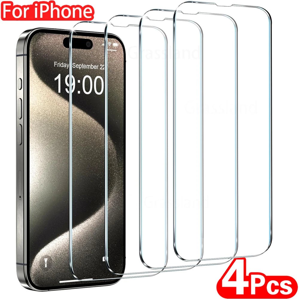 4Pcs Tempered Glass For iPhone 16 15 14 13 12 11 Pro Max Screen Protector For iPhone 7 8 Plus X XS Max XR Protective Glass Film - FitHealthHavenFitHealthHavenFitHealthHaven14:201446403For iPhone 13 Mini;200000828:455680904 PiecesFor iPhone 13 Mini4 Pieces4Pcs Tempered Glass For iPhone 16 15 14 13 12 11 Pro Max Screen Protector For iPhone 7 8 Plus X XS Max XR Protective Glass Film