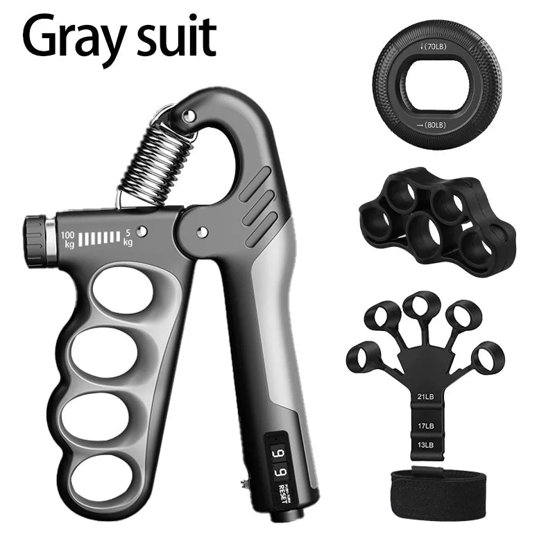 5-60/100/150kg Grip Strength Gym Wrist Expander Hand Strengthener Adjustable Muscle Recovery Fitness Hand Strength Exercise - FitHealthHavenFitHealthHavenFitHealthHaven14:1052Gery 4pcsGery 4pcs5-60/100/150kg Grip Strength Gym Wrist Expander Hand Strengthener Adjustable Muscle Recovery Fitness Hand Strength Exercise