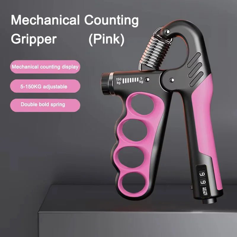 5-60/100/150kg Grip Strength Gym Wrist Expander Hand Strengthener Adjustable Muscle Recovery Fitness Hand Strength Exercise - FitHealthHavenFitHealthHavenFitHealthHaven14:193Mechanical PinkMechanical Pink5-60/100/150kg Grip Strength Gym Wrist Expander Hand Strengthener Adjustable Muscle Recovery Fitness Hand Strength Exercise