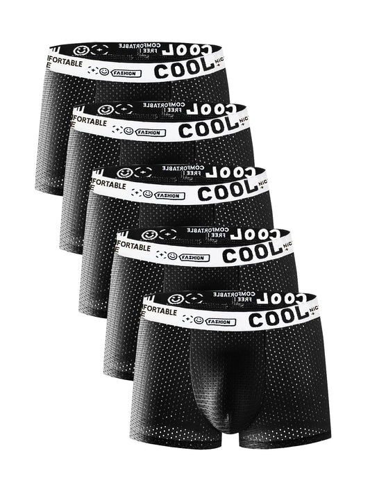 5 PCS men's underwear Cut hole air cooler Black ice silk fabrics quick-drying sexy underwear combination Men's boxer briefs - FitHealthHavenFitHealthHavenFitHealthHaven14:193;154:14755PCS;5:361385blackL5PCS5 PCS men's underwear Cut hole air cooler Black ice silk fabrics quick-drying sexy underwear combination Men's boxer briefs