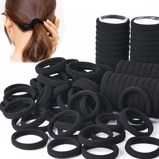 50/100pcs Black Hair Bands for Women Girls Hairband High Elastic Rubber Band Hair Ties Ponytail Holder Scrunchies Accessorie - FitHealthHavenFitHealthHavenFitHealthHaven14:200006158;5:20000099150pcswine red50pcs50/100pcs Black Hair Bands for Women Girls Hairband High Elastic Rubber Band Hair Ties Ponytail Holder Scrunchies Accessorie