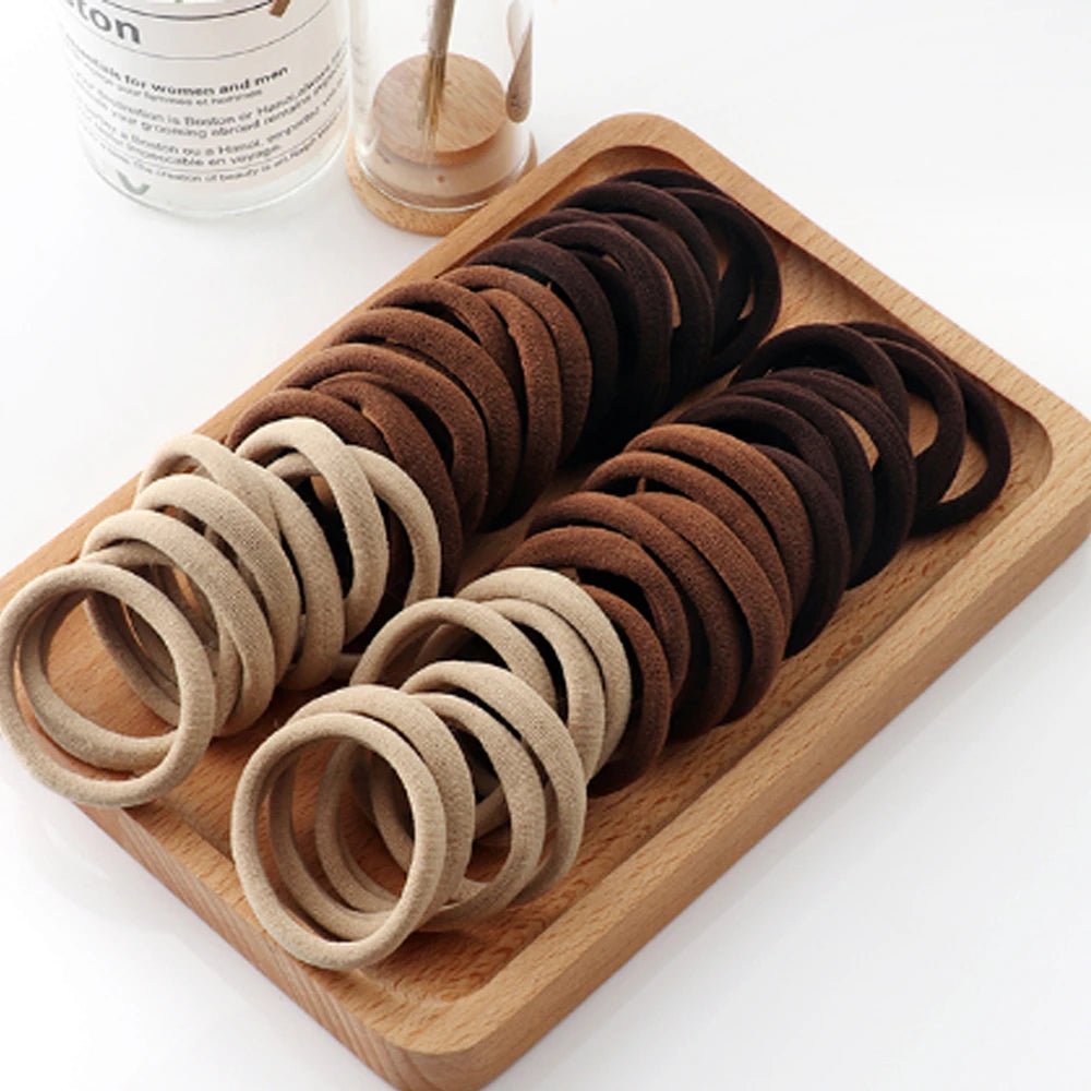 50/100pcs Black Hair Bands for Women Girls Hairband High Elastic Rubber Band Hair Ties Ponytail Holder Scrunchies Accessorie - FitHealthHavenFitHealthHavenFitHealthHaven14:200000914;5:201232403khakiSize fits all50/100pcs Black Hair Bands for Women Girls Hairband High Elastic Rubber Band Hair Ties Ponytail Holder Scrunchies Accessorie