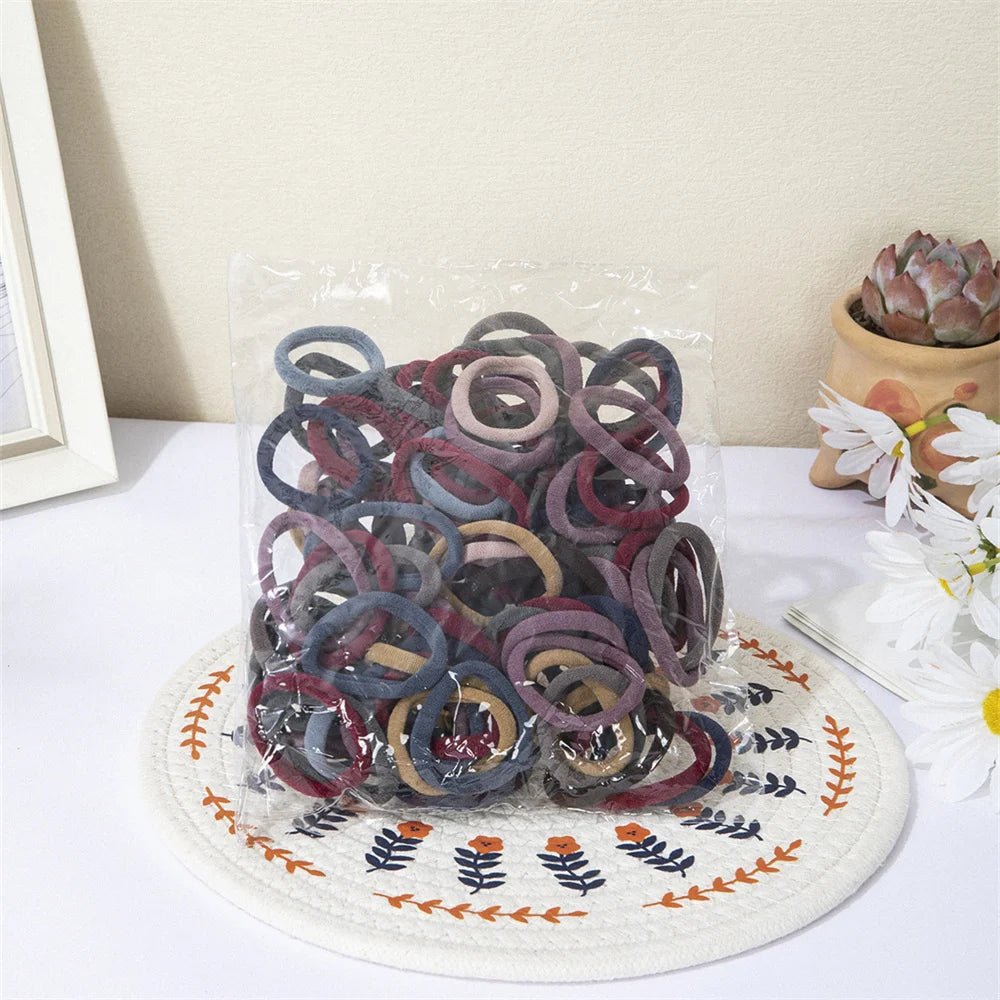 50/100pcs Black Hair Bands for Women Girls Hairband High Elastic Rubber Band Hair Ties Ponytail Holder Scrunchies Accessorie - FitHealthHavenFitHealthHavenFitHealthHaven14:200006158;5:20000099150pcswine red50pcs50/100pcs Black Hair Bands for Women Girls Hairband High Elastic Rubber Band Hair Ties Ponytail Holder Scrunchies Accessorie