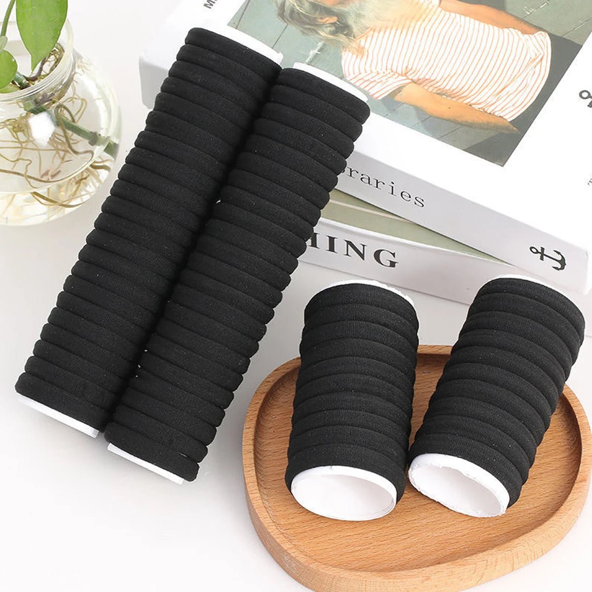 50/100pcs Black Hair Bands for Women Girls Hairband High Elastic Rubber Band Hair Ties Ponytail Holder Scrunchies Accessorie - FitHealthHavenFitHealthHavenFitHealthHaven14:193;5:201232403blackSize fits all50/100pcs Black Hair Bands for Women Girls Hairband High Elastic Rubber Band Hair Ties Ponytail Holder Scrunchies Accessorie