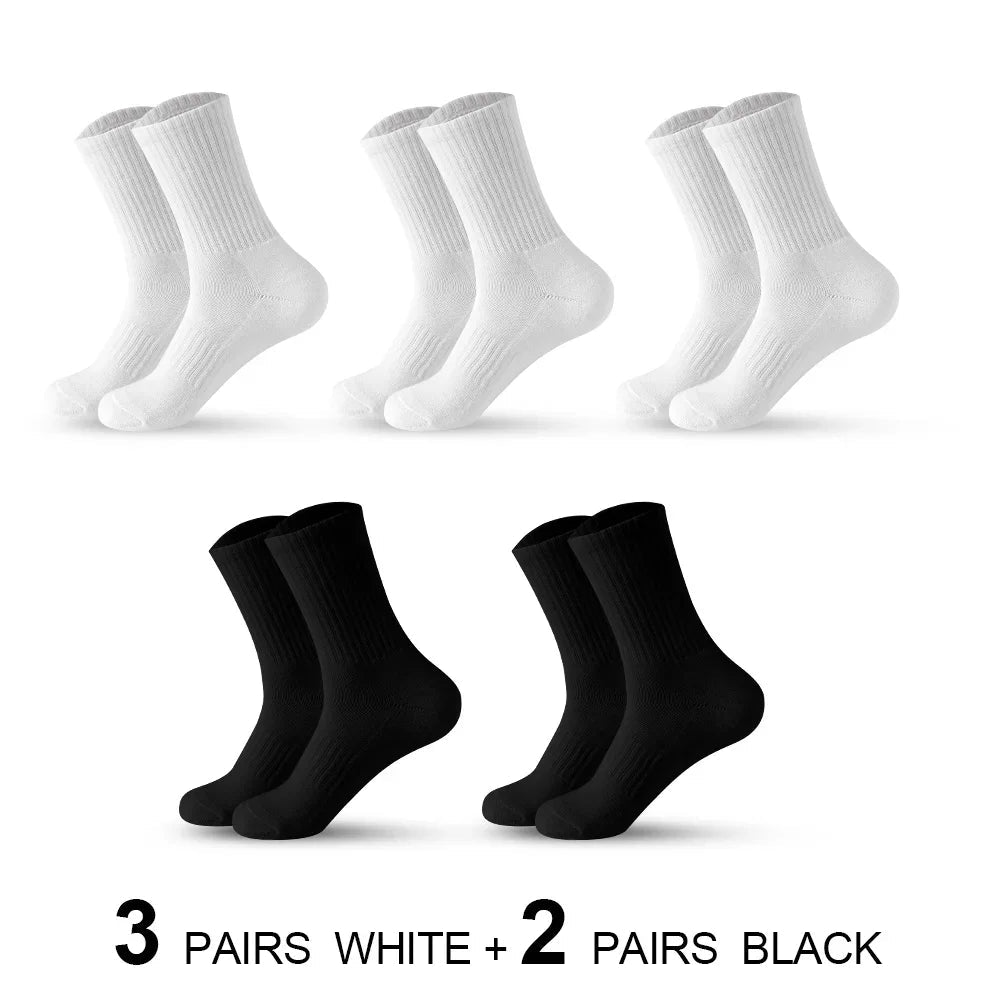 5Pairs Brand Men Cotton New Style White Socks Men Soft Breathable Sports Long socks Summer Winter for Male Socks Plus Size - FitHealthHavenFitHealthHavenFitHealthHaven14:584258993 White 2 Black;5:200000989EU 38-453 White 2 BlackEU 38-455Pairs Brand Men Cotton New Style White Socks Men Soft Breathable Sports Long socks Summer Winter for Male Socks Plus Size