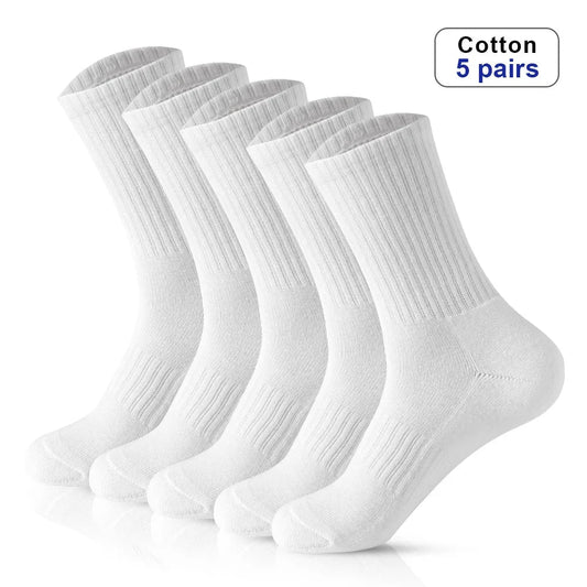 5Pairs Brand Men Cotton New Style White Socks Men Soft Breathable Sports Long socks Summer Winter for Male Socks Plus Size - FitHealthHavenFitHealthHavenFitHealthHaven14:80441335Pairs Black;5:200000989EU 38-455Pairs BlackEU 38-455Pairs Brand Men Cotton New Style White Socks Men Soft Breathable Sports Long socks Summer Winter for Male Socks Plus Size