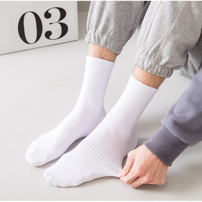 5Pairs Brand Men Cotton New Style White Socks Men Soft Breathable Sports Long socks Summer Winter for Male Socks Plus Size - FitHealthHavenFitHealthHavenFitHealthHaven14:80441335Pairs Black;5:200000989EU 38-455Pairs BlackEU 38-455Pairs Brand Men Cotton New Style White Socks Men Soft Breathable Sports Long socks Summer Winter for Male Socks Plus Size