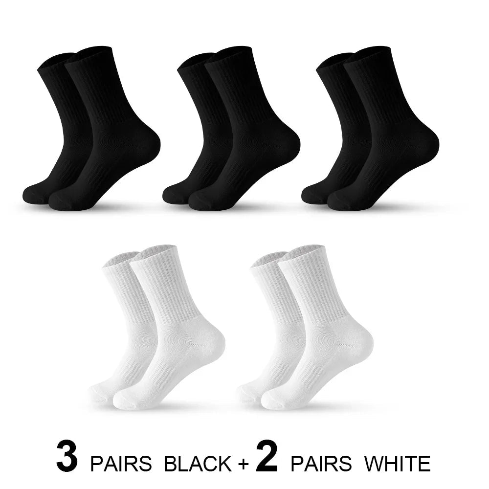 5Pairs Brand Men Cotton New Style White Socks Men Soft Breathable Sports Long socks Summer Winter for Male Socks Plus Size - FitHealthHavenFitHealthHavenFitHealthHaven14:527510413 Black 2 White;5:200000989EU 38-453 Black 2 WhiteEU 38-455Pairs Brand Men Cotton New Style White Socks Men Soft Breathable Sports Long socks Summer Winter for Male Socks Plus Size