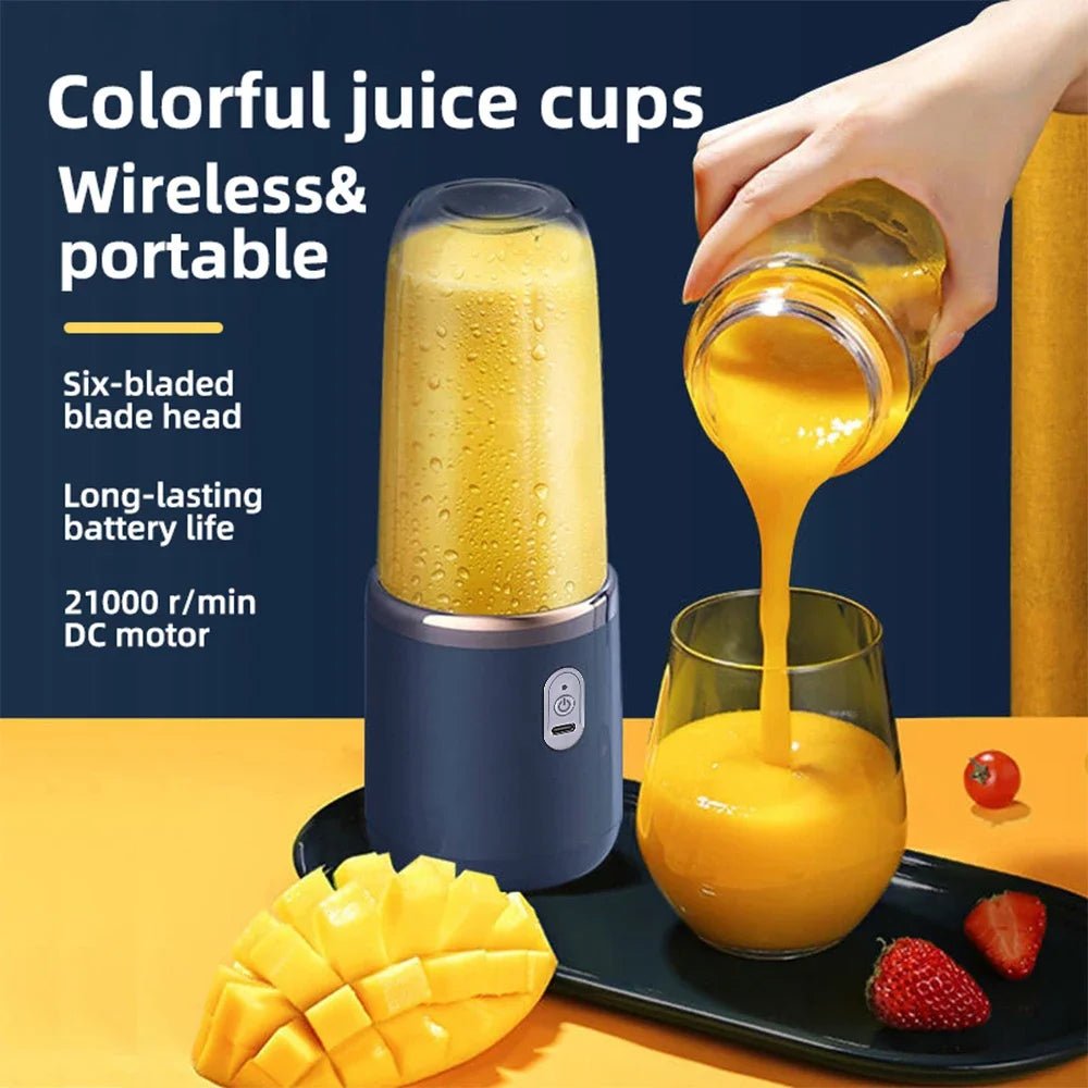 6 Blades Electric Juicer Cup 2 Cups For Travel Portable Juicer Mixer Usb Charge Fresh Fruit Juice Personal Blender Smoothie - FitHealthHavenFitHealthHavenFitHealthHaven14:296 Blades 2 Cups6 Blades 2 Cups6 Blades Electric Juicer Cup 2 Cups For Travel Portable Juicer Mixer Usb Charge Fresh Fruit Juice Personal Blender Smoothie