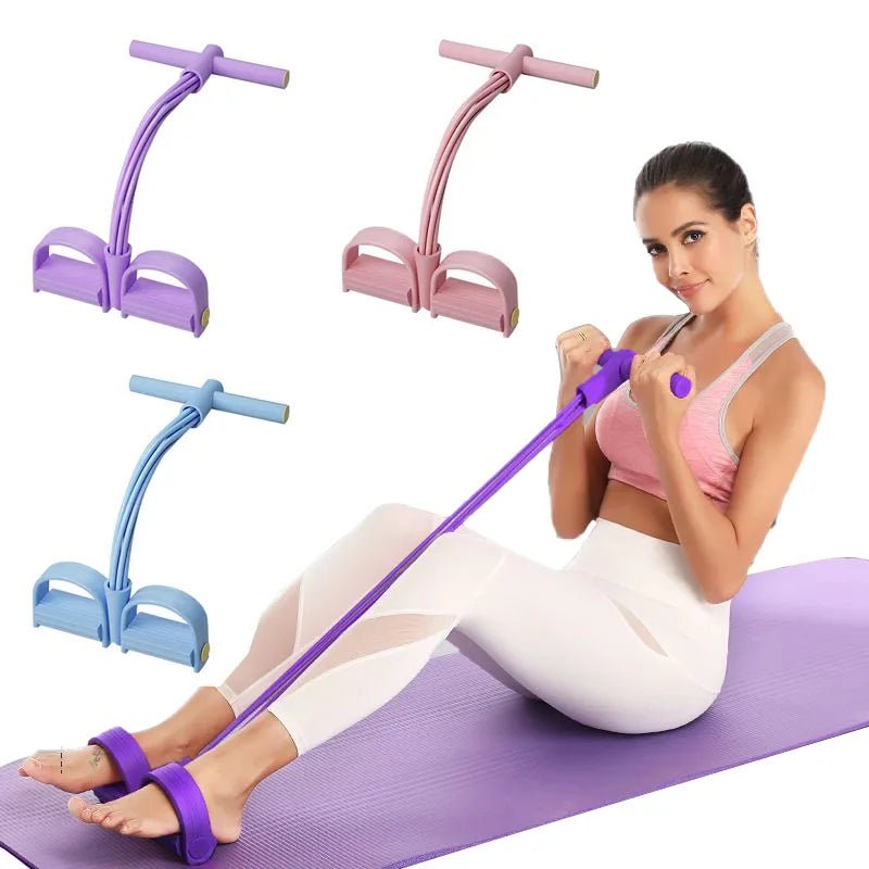 6-Tube Resistance Band Multi Function Tension Rope Fitness Bands 6-Tube Elastic Yoga Pedal Puller For Sports Exercises At Gym - FitHealthHavenFitHealthHavenFitHealthHaven14:496PURPLE6-Tube Resistance Band Multi Function Tension Rope Fitness Bands 6-Tube Elastic Yoga Pedal Puller For Sports Exercises At Gym