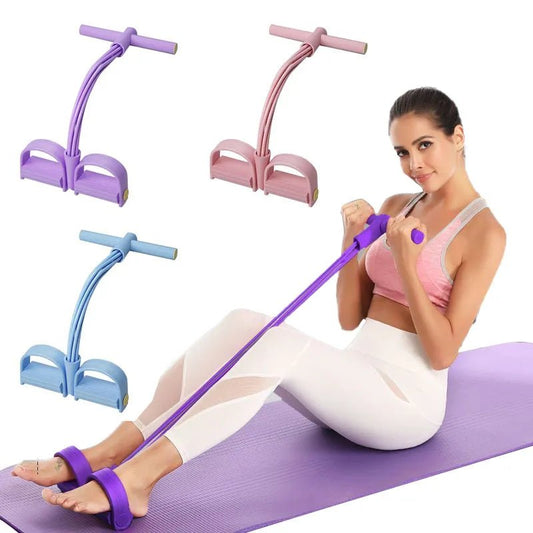 6-Tube Resistance Band Multi Function Tension Rope Fitness Bands 6-Tube Elastic Yoga Pedal Puller For Sports Exercises At Gym - FitHealthHavenFitHealthHavenFitHealthHaven14:496PURPLE6-Tube Resistance Band Multi Function Tension Rope Fitness Bands 6-Tube Elastic Yoga Pedal Puller For Sports Exercises At Gym