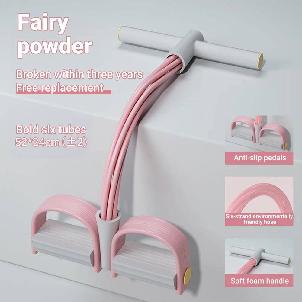 6-Tube Resistance Band Multi Function Tension Rope Fitness Bands 6-Tube Elastic Yoga Pedal Puller For Sports Exercises At Gym - FitHealthHavenFitHealthHavenFitHealthHaven14:691GRAY6-Tube Resistance Band Multi Function Tension Rope Fitness Bands 6-Tube Elastic Yoga Pedal Puller For Sports Exercises At Gym