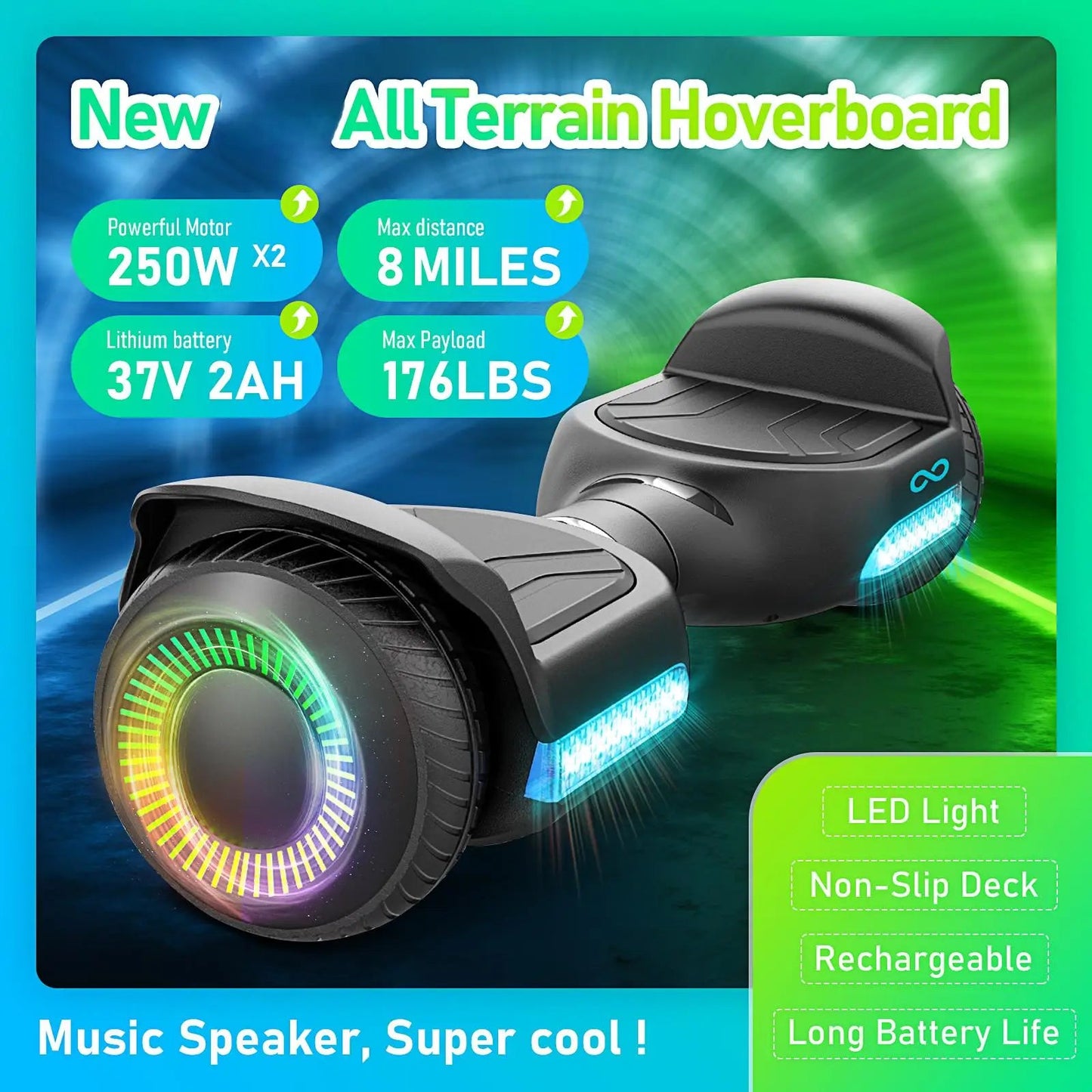 6.5''Self Balancing Hoverboard -All Terrain Hoverboard for Kids w/ LED Light&Bluetooth Speaker - FitHealthHavenFitHealthHavenFitHealthHaven14:193;200007763:201336106blackUnited States6.5''Self Balancing Hoverboard -All Terrain Hoverboard for Kids w/ LED Light&Bluetooth Speaker