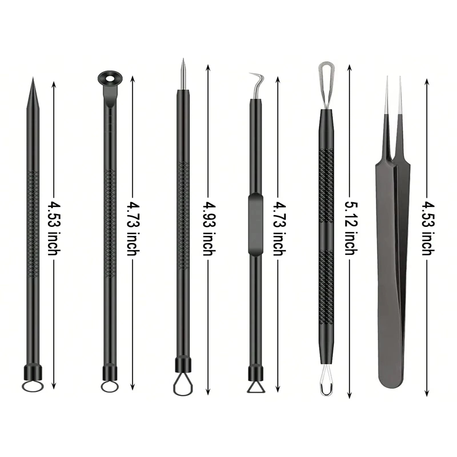 6pcs/set Acne Removal Needle and Clip Stainless Steel Tool Blackhead Removal Blemishes Facial Skin Care Beauty Facial Pore Clean - FitHealthHavenFitHealthHavenFitHealthHaven14:1936PC-Black6PC-Black6pcs/set Acne Removal Needle and Clip Stainless Steel Tool Blackhead Removal Blemishes Facial Skin Care Beauty Facial Pore Clean