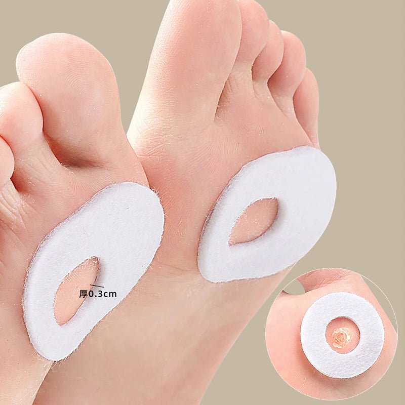 6pcs/sheet Foot Callus Pain Heel Stickers Felt Corns Self-adhesive Sticker Preventing Calluses Pain Abrasion Protective Patches - FitHealthHavenFitHealthHavenFitHealthHaven14:771circular-1 sheet;200007763:201336100circular-1 sheetCHINA6pcs/sheet Foot Callus Pain Heel Stickers Felt Corns Self-adhesive Sticker Preventing Calluses Pain Abrasion Protective Patches