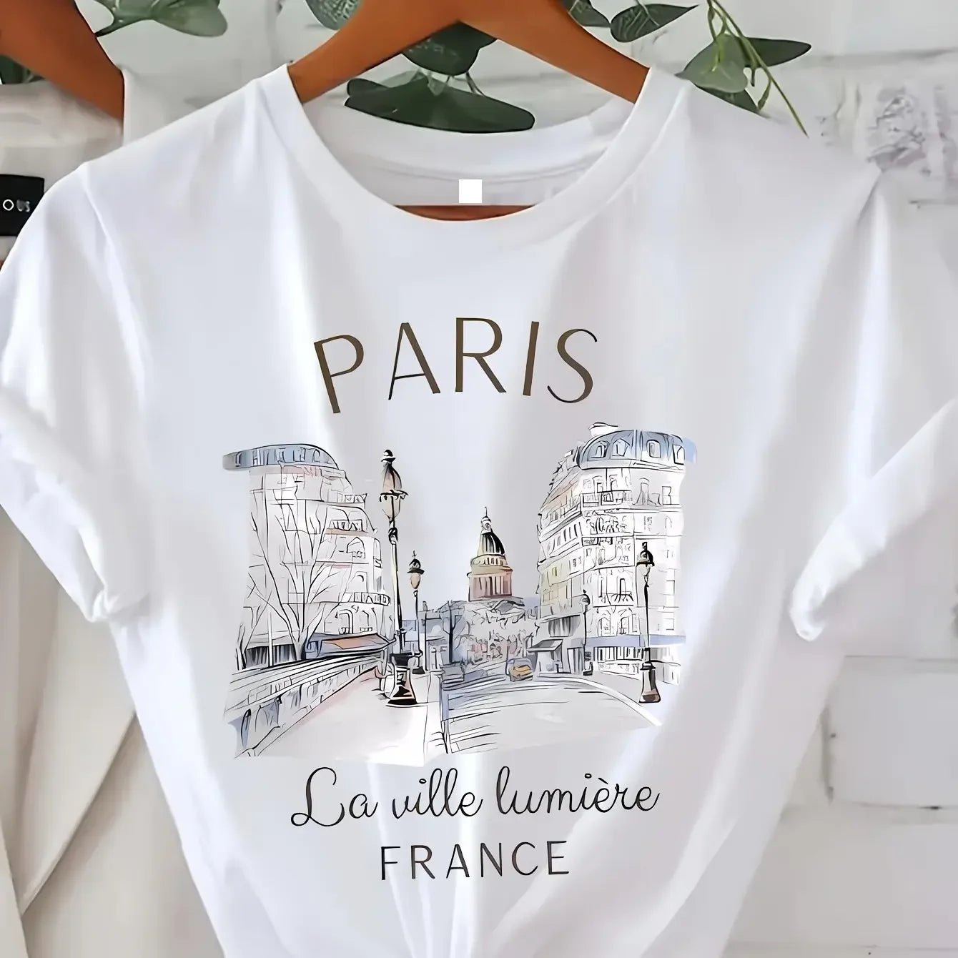 90s T Shirt Paris Women Print T-shirt Girl Short Sleeve Crew Neck Casual Top for Summer Spring Women's Clothing - FitHealthHavenFitHealthHavenFitHealthHaven14:771FQ800T White;5:361385LFQ800T White90s T Shirt Paris Women Print T-shirt Girl Short Sleeve Crew Neck Casual Top for Summer Spring Women's Clothing