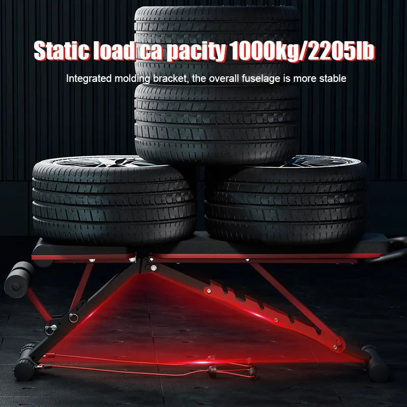 ew Adjustable household multi-functional long chair, with horn-shaped bench for push-ups, fitness chair for sit-ups