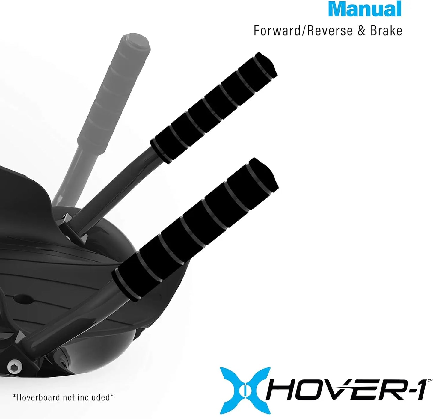Hover-1 Falcon-1 Buggy Attachment | Turbo LED Lights, Compatible with All 6.5" & 8" Hoverboards, Hand-Operated Wheel Control