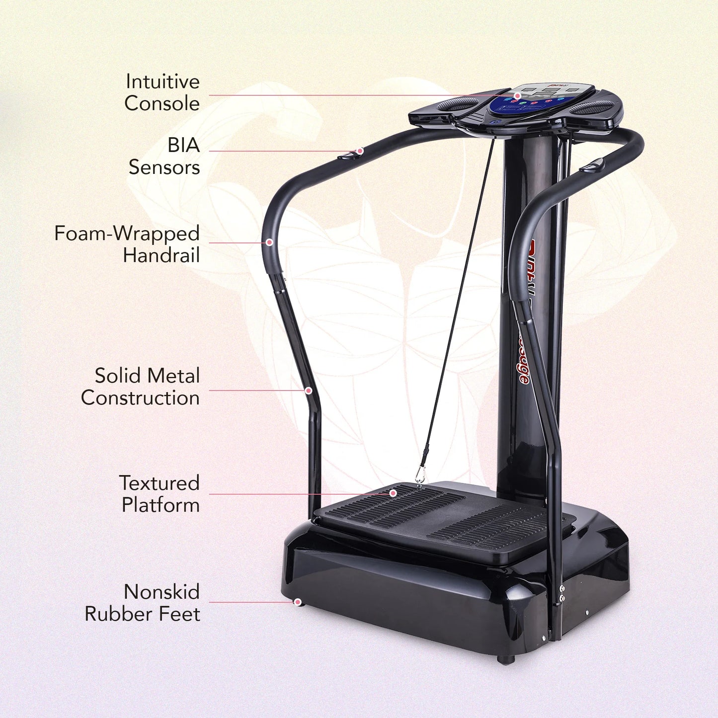 2000W Vibration Platform Whole Body Massager Fitness Machine Exercise Training