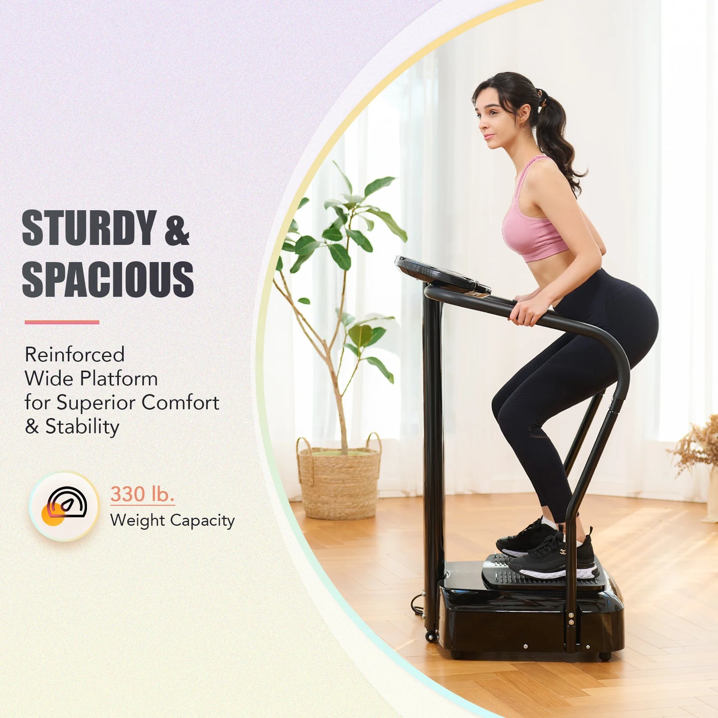 2000W Vibration Platform Whole Body Massager Fitness Machine Exercise Training