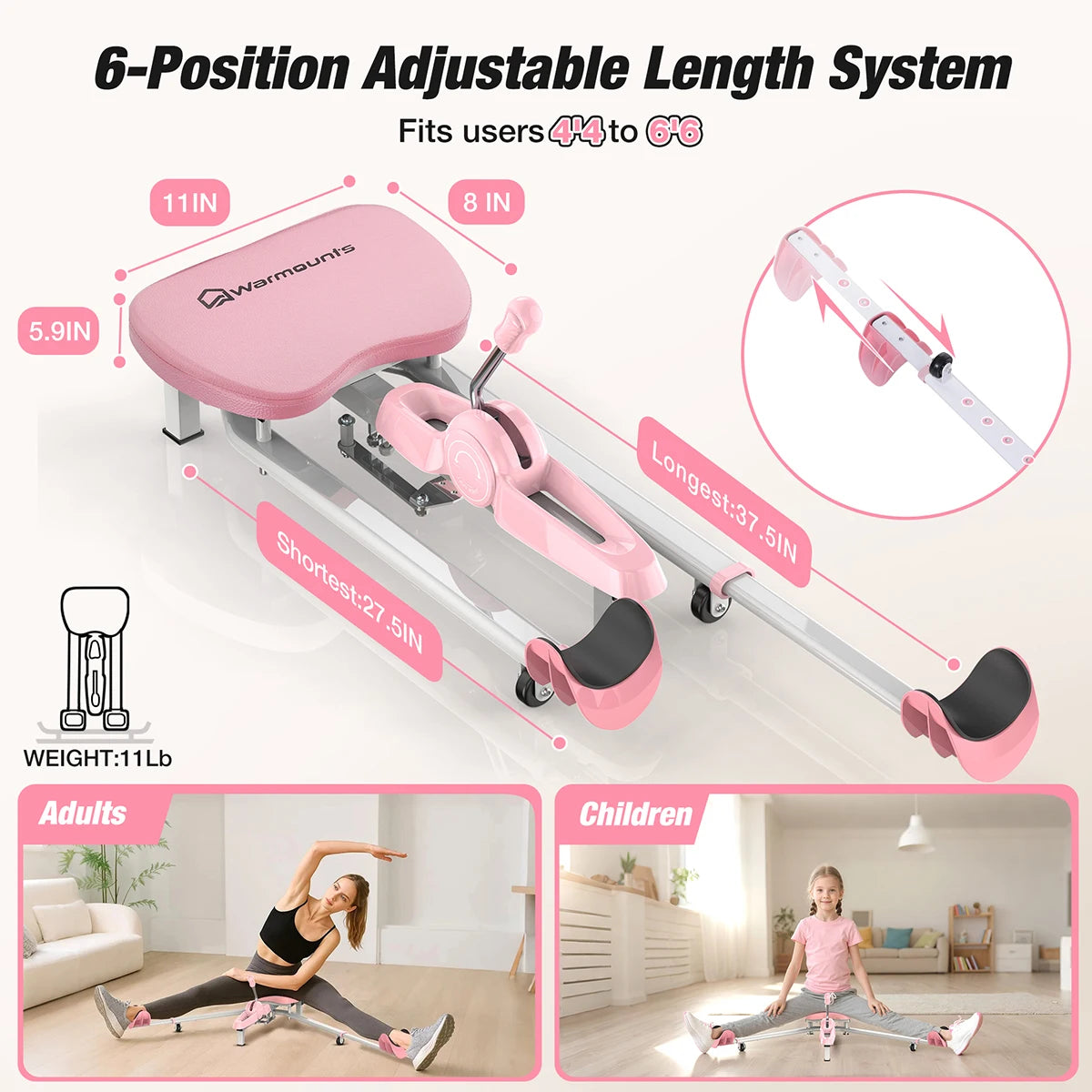 One-legged Horse Trainer Leg Stretcher Flexibility Fitness Yoga Stretching Extension Sports Equip Leg Extension Training Machine
